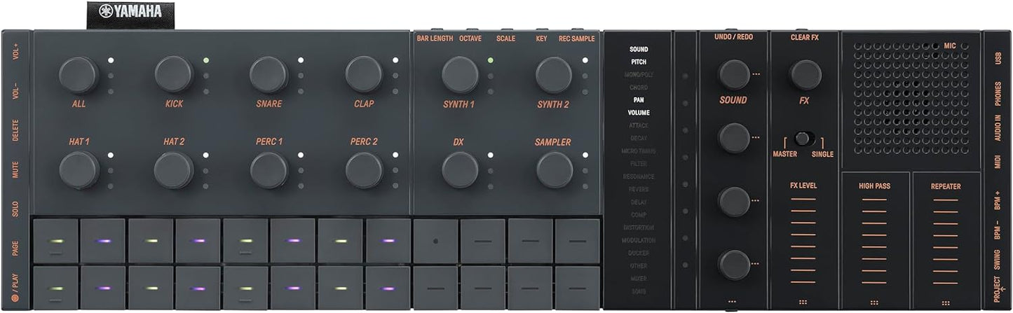 Yamaha SEQTRAK Mobile Music Ideastation, Black