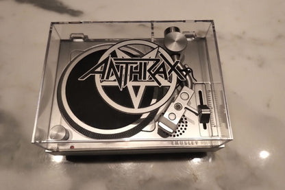Crosley Mini 3" Record Player Turntable - Exclusive Anthrax Edition /1000 (Open Box)