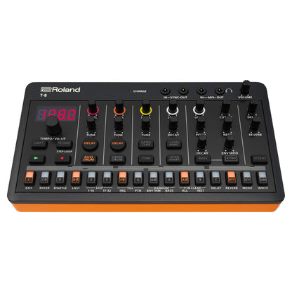 Roland AIRA Compact T-8 Beat Ultra-Portable Bass Machine Sounds | TR-REC Drum Sequencer | Six Rhythm Tracks | Built-in Effects | USB and MIDI Connectivity