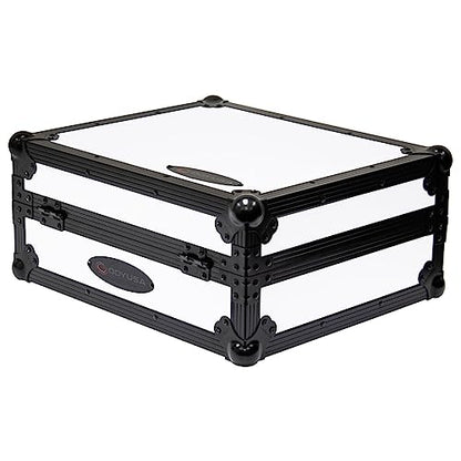Odyssey Designer DJ Universal Turntable Flight Case (White with Shadow Black Trim)