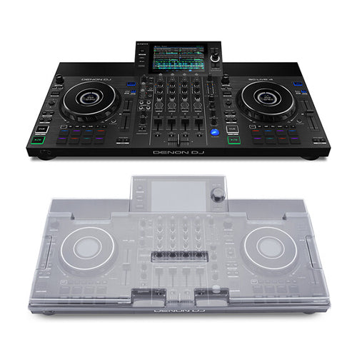 Denon DJ SC Live 4-Standalone Controller + Decksaver Dust Cover