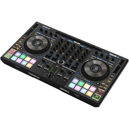 Reloop Mixon 8 Pro 4-Channel Professional Hybrid DJ Controller, Black (Open Box)