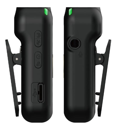 iCON Pro Audio AirMic Pro (2 TX + 1 RX + Charging Case) Wireless Lavalier Microphone (Black)