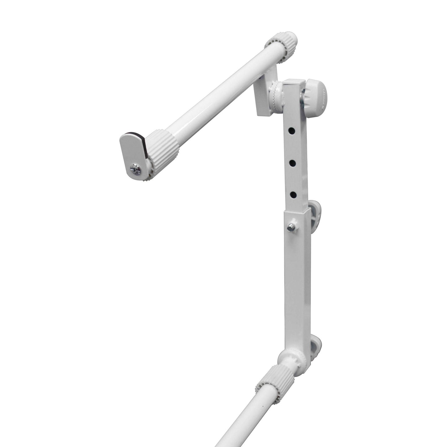 Odyssey Innovative Designs X-Stand Combo Dual-Tier Heavy-Duty Folding Stand with Microphone Boom & Laptop/Gear Shelf (white) (Open Box)