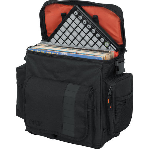 Gator Cases G-CLUB Series DJ Bag for 35 LPs and Serato Style Interface (G-CLUB-DJ BAG)