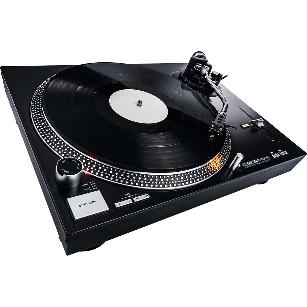 Reloop RP-4000 MK2 Quartz-Driven DJ Turntable with High-Torque Direct Drive (Open Box)