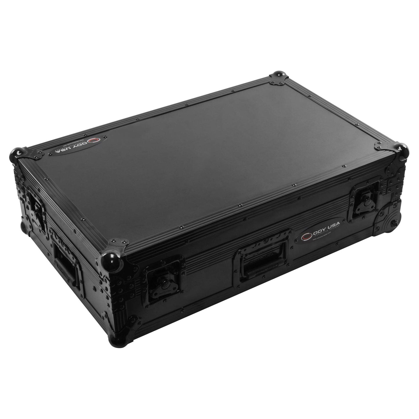 Odyssey Rane One Flight Case in Black with Patented Glide Platform and Corner Wheels (Open Box)