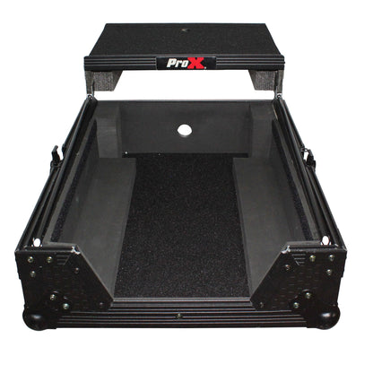 Pro X - Mixer ATA Flight Case for Large Format 12" Universal DJ Mixer W/ Laptop Shelf (Open Box)