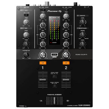 Pioneer DJ DJM-250MK2 2-channel Scratch Mixer with Rekordbox DVS