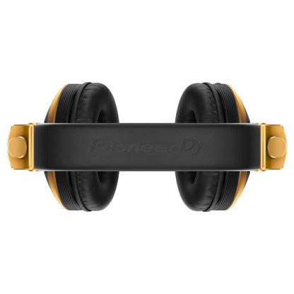 Pioneer DJ HDJ-X5BT-N - Closed-back, Bluetooth-compatible, Circumaural DJ Headphones with 40mm Drivers, 5Hz-30kHz Frequency Range, Detachable Cable, and Carry Pouch - Gold