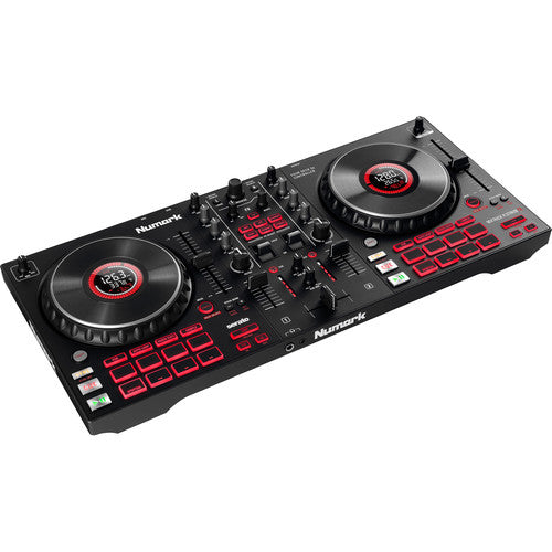Numark Mixtrack Platinum FX 4-Deck Serato DJ Controller with Jog Wheel Displays and FX Paddles (Open Box)