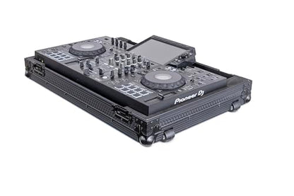 Headliner Low-Profile Flight Case with Wheels for Pioneer DJ XDJ-RX3 (Pitch Black)