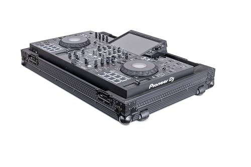 Headliner Low-Profile Flight Case with Wheels for Pioneer DJ XDJ-RX3 (Pitch Black)
