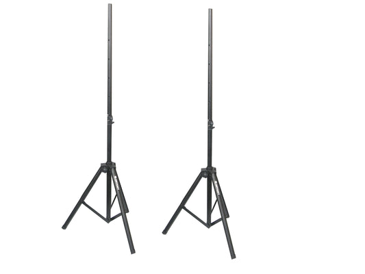 Odyssey Cases LTS2X2B New 8 Feet 2 Dual Speaker Stand Pack With Carrying Bag