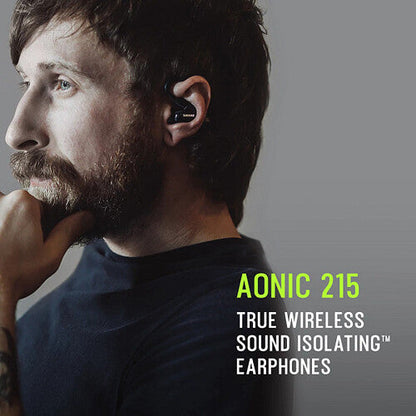 Shure AONIC 215 Gen 2 Bluetooth True Wireless In-Ear Headphones (Black)