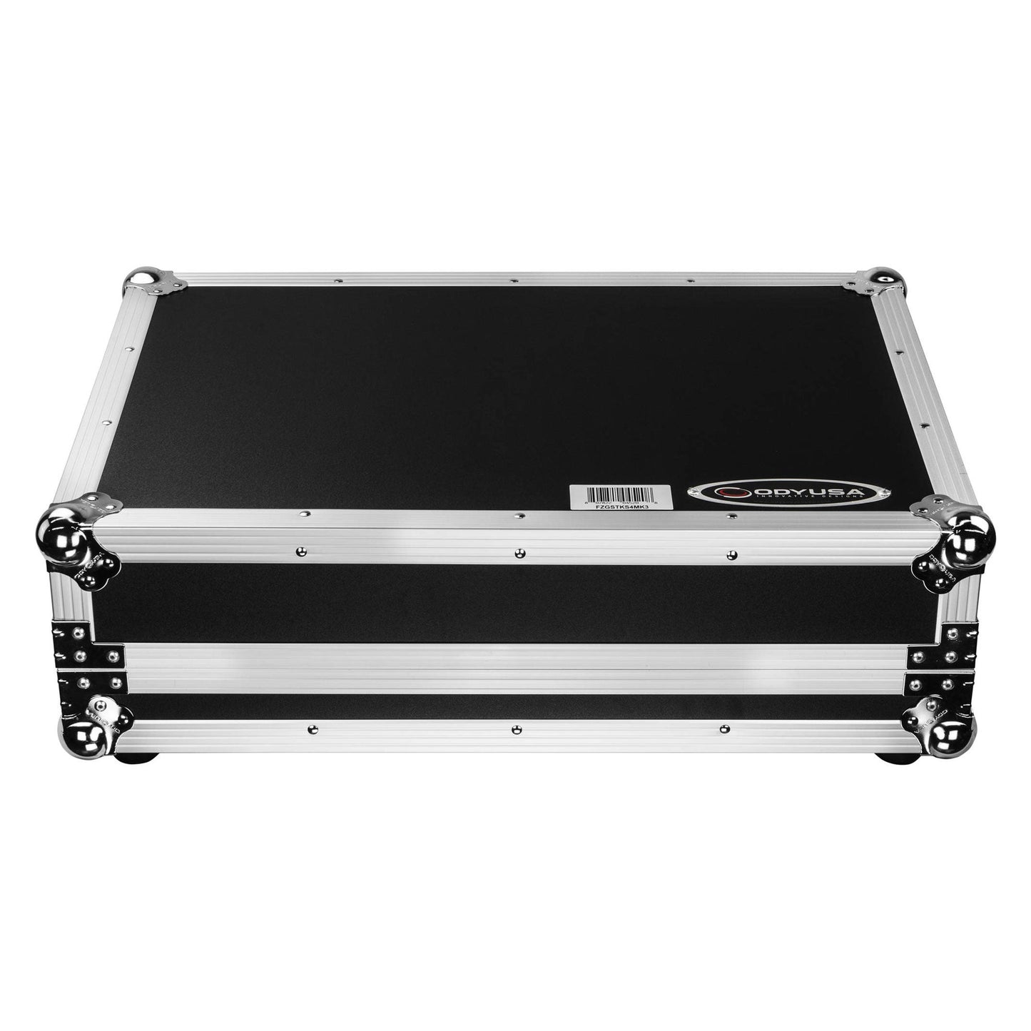 Odyssey Flight-Zone Native Instruments Traktor Kontrol S4 MK3 Flight Case with Glide Platform (Silver/Black)