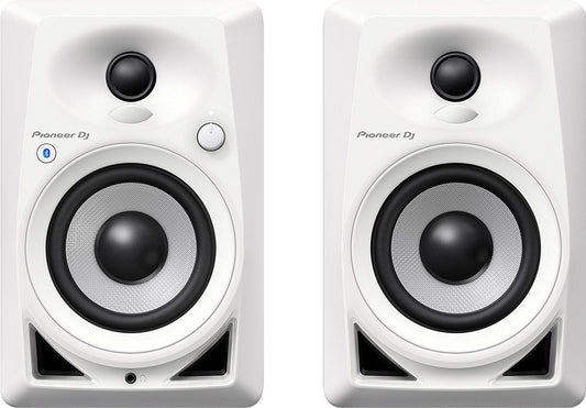 Pioneer DJ DM-40BT-W 4" Bluetooth Desktop Monitor Speakers (pair)- White