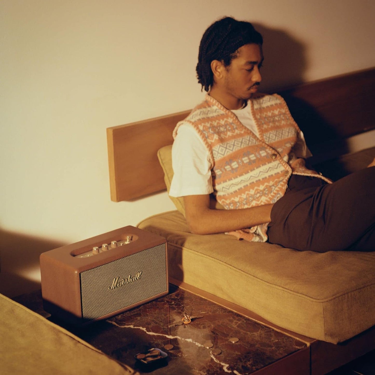Marshall Stanmore III Bluetooth Wireless Speaker, Brown