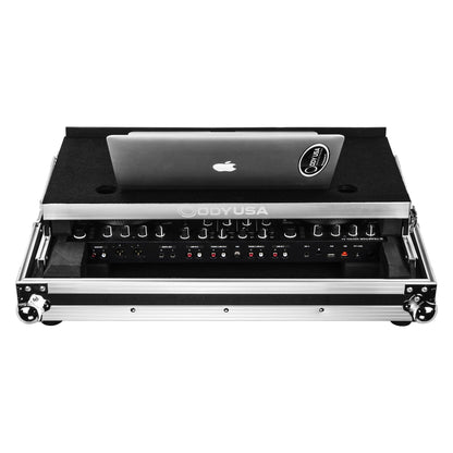 Odyssey Flight-Zone Native Instruments Traktor Kontrol S4 MK3 Flight Case with Glide Platform (Silver/Black)
