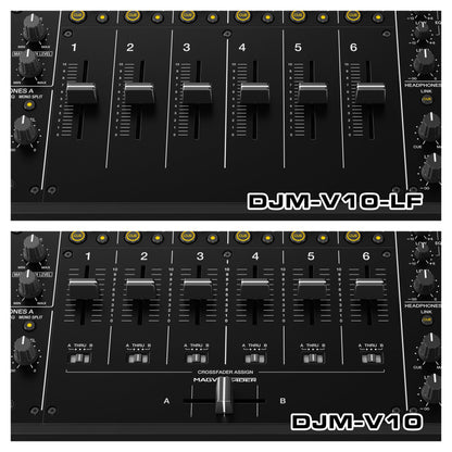 Pioneer DJ DJM-V10-LF Long Fader Creative-style 6-channel  DJ Mixer (Open Box)