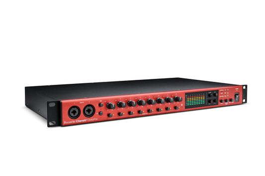 Focusrite Clarett + OctoPre Professional quality eight channel ADAT microphone preamp