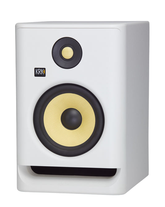 KRK ROKIT RP7 G4 Professional Bi-amp Studio Monitor (White Noise)