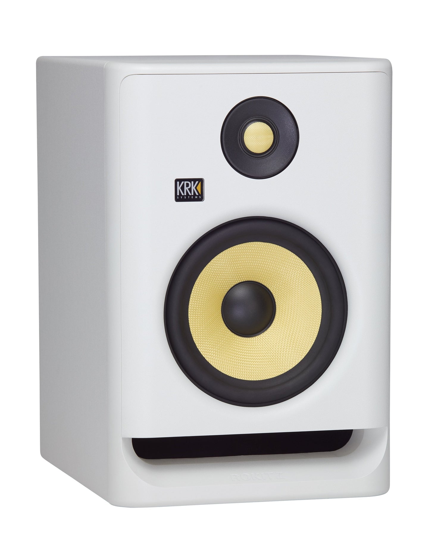 KRK ROKIT RP7 G4 Professional Bi-amp Studio Monitor (White Noise)