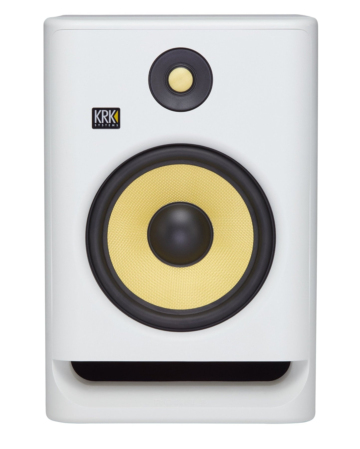 KRK ROKIT RP8 G4 Professional Bi-amp Studio Monitor (White Noise)