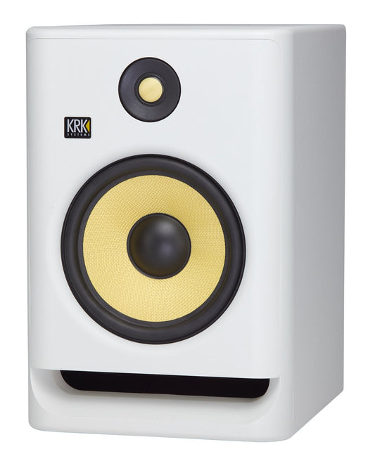 KRK ROKIT RP8 G4 Professional Bi-amp Studio Monitor (White Noise)