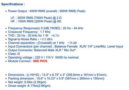 LASE QSC Amplifier Modules