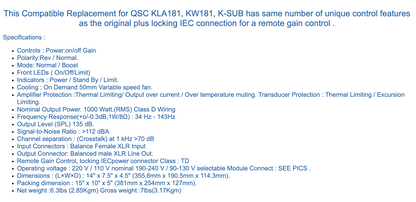 LASE QSC Amplifier Modules