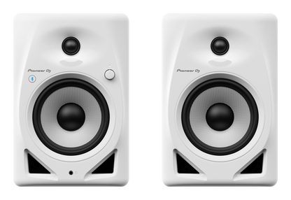 Pioneer Dj DM-50D 5-inch Desktop Monitor System – High-Performance Sound (White)