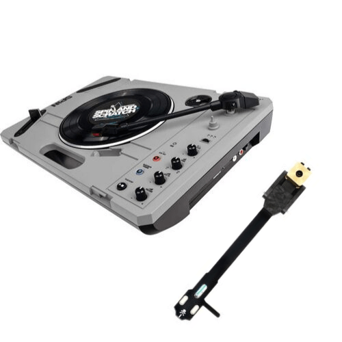 Reloop SPiN Portable Turntable System + JDD-SPCB TONE ARM Kit Bundle
