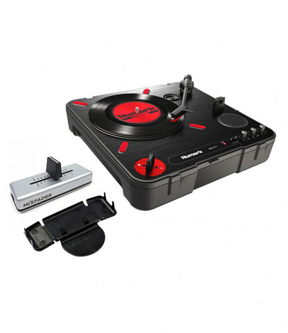 Numark PT01 Scratch with Mixfader and Mixfader Dock
