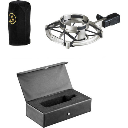 Audio-Technica AT4047/SV Large-Diaphragm Cardioid Condenser Microphone (Silver) (Open Box)