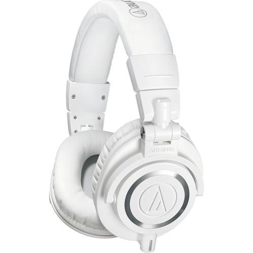 Audio Technica ATH-M50xWH Professional Studio Monitor Headphones