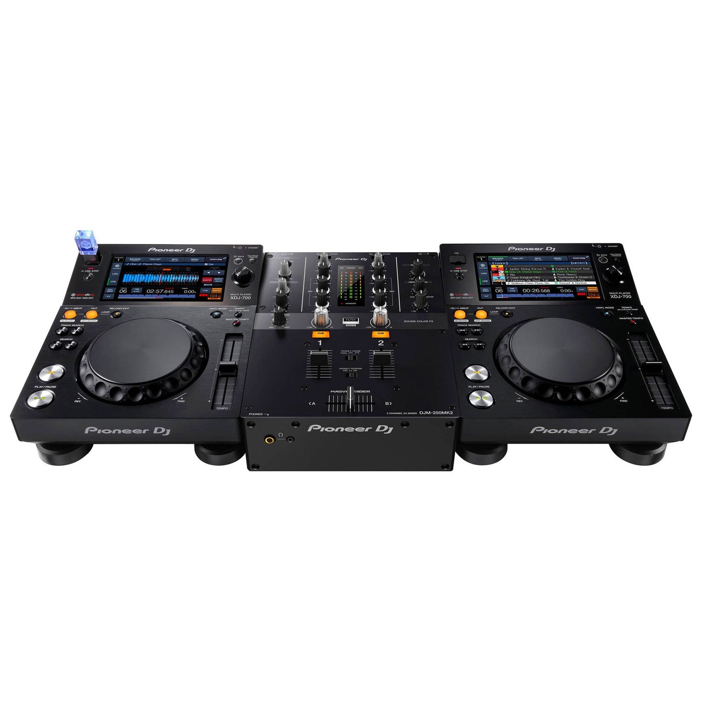 Pioneer DJ DJM-250MK2 2-channel Scratch Mixer with Rekordbox DVS