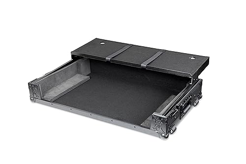 Headliner Pitch Black Flight Case with Laptop Platform and Wheels for RANE DJ FOUR and DJ PERFORMER (Black)