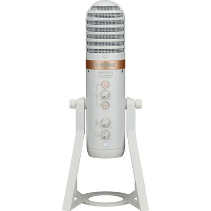Yamaha AG01 Live Streaming USB Microphone (White)