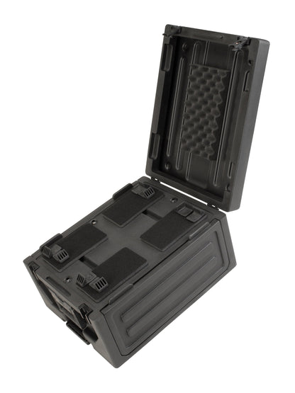 SKB Roto-Molded 4U Studio Flyer Rack Case (Black) (Open Box)