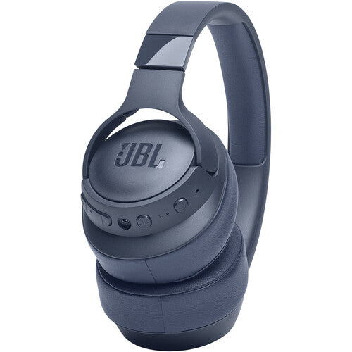 JBL Tune 760NC - Lightweight, Foldable Over-Ear Wireless Headphones with Active Noise Cancellation - Blue