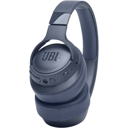 JBL Tune 760NC - Lightweight, Foldable Over-Ear Wireless Headphones with Active Noise Cancellation - Blue
