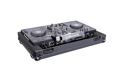 Headliner Low-Profile Flight Case with Wheels for Pioneer DJ XDJ-RX3 (Pitch Black)