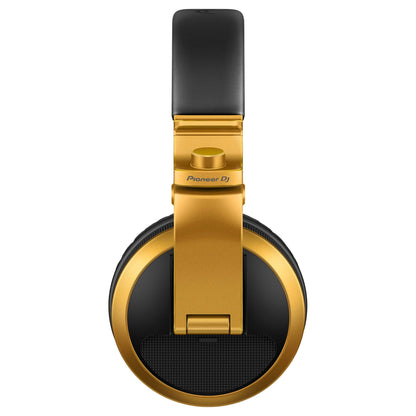 Pioneer DJ HDJ-X5BT-N - Closed-back, Bluetooth-compatible, Circumaural DJ Headphones with 40mm Drivers, 5Hz-30kHz Frequency Range, Detachable Cable, and Carry Pouch - Gold