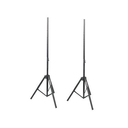 Odyssey Cases LTS2X2B New 8 Feet 2 Dual Speaker Stand Pack With Carrying Bag
