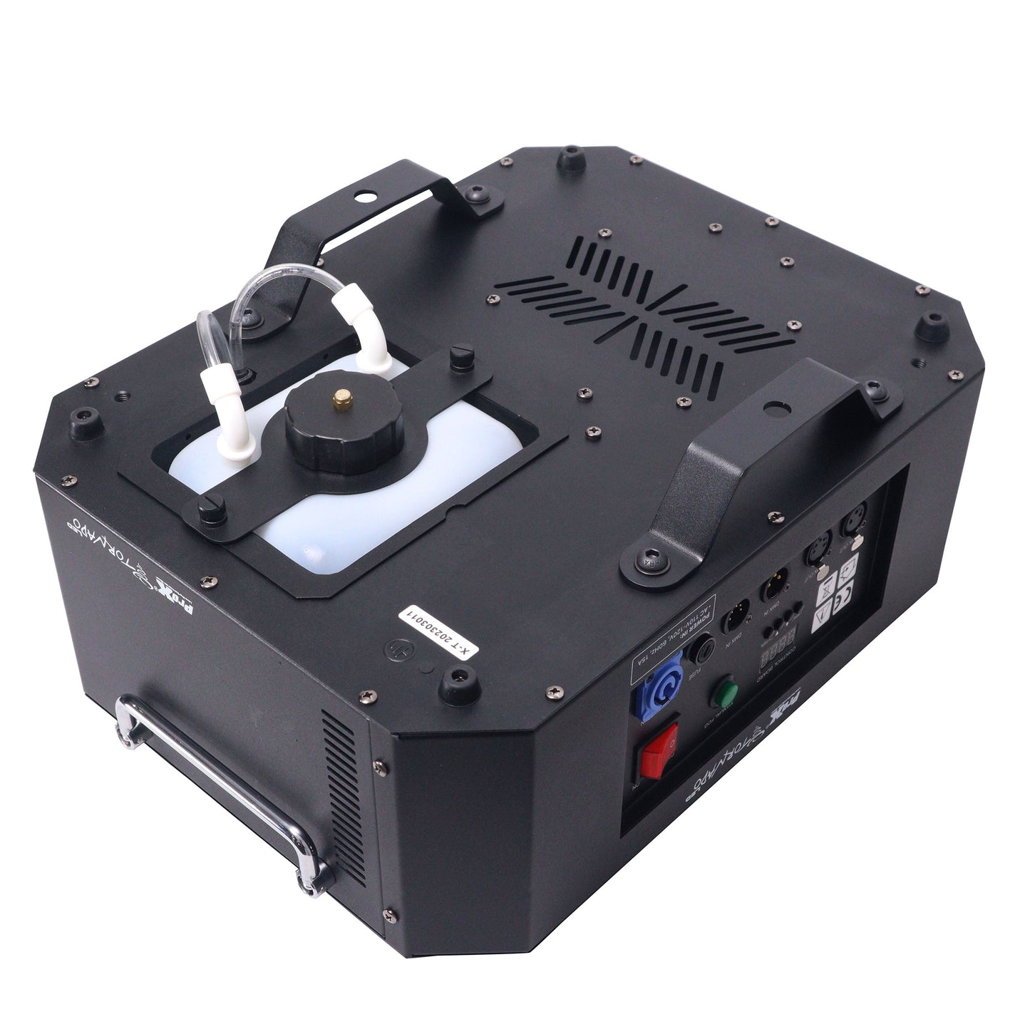 ProX Professional Stage Portable Fog Machine Vertical Spray DJ Effects DMX RGBA LED Lighting System