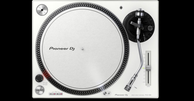 Pioneer DJ PLX-500-W Direct Drive Turntable in White (Open Box)
