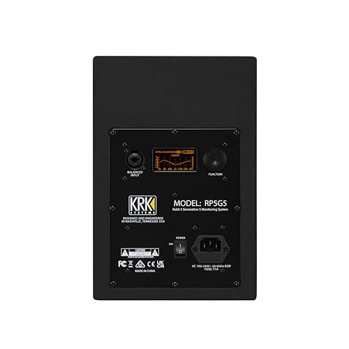 KRK ROKIT 5 G5 5" 2-Way Active Studio Monitor (Single, Black)