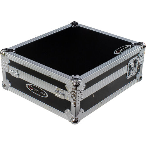 Odyssey Case with Glide-Style Laptop Platform for Pioneer DJ DJM-A9 (Black / Silver)