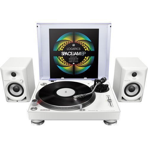 Pioneer DJ PLX-500-W Direct Drive Turntable in White (Open Box)
